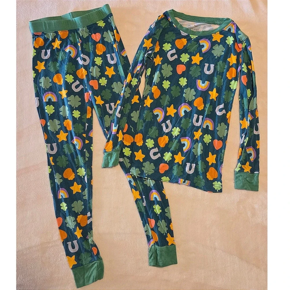Little Sleepies Lucky 4T Toddler Bamboo Pajama Set Unisex